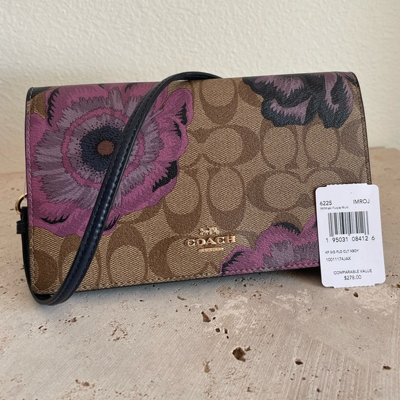 Coach Crossbody with Kaffe Fassett Print - Picture 6 of 12